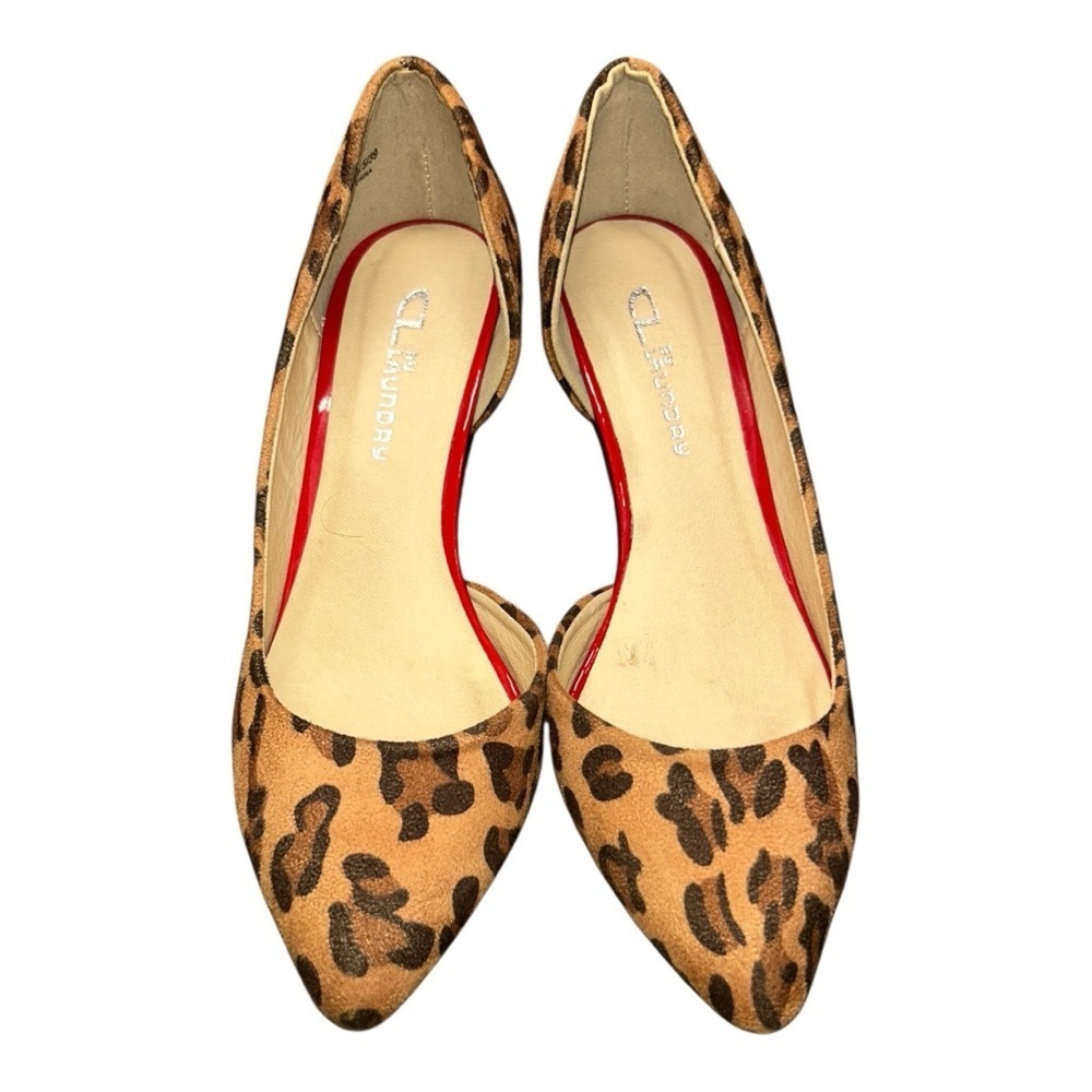CL by Laundry Vegan Suede Leopard Print Heels
Style Angelina Brown Tan
Size: 8.5 - Picture 7 of 11